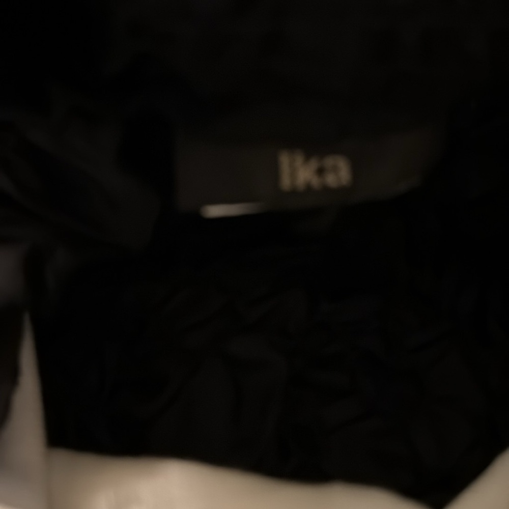Chic Black Ruffled Jacket - Picture 2 of 4